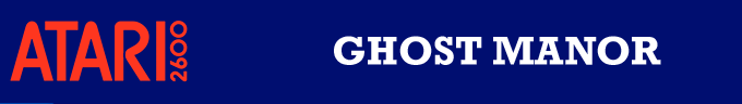 Ghost Manor & Spike's Peak logo for Atari 2600
